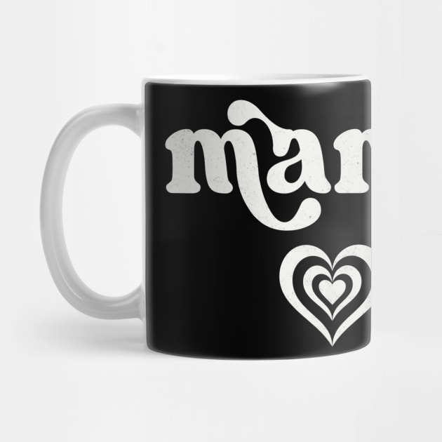 Retro Mama Heart by Esmhan's Store
